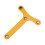 Convenient T Shaped Suitcase Belt With Quick Release-Yellow 1