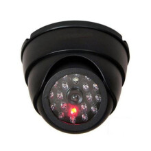 Dummy CCTV-domekamera med blinkende LED-lampe