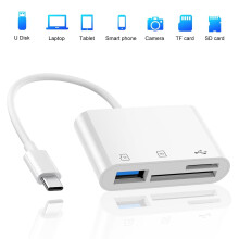 Čítačka kariet USB-C pre karty Micro SD a SD až do 2 TB