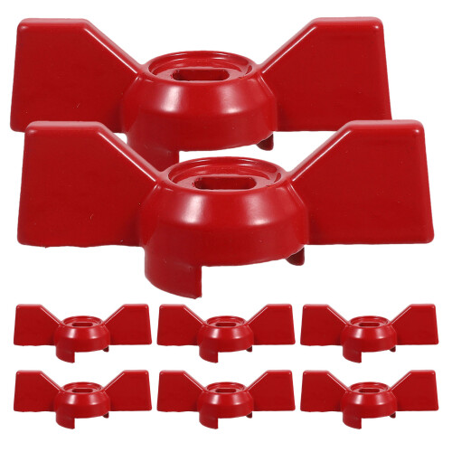 8Pièces Levier Rouge Aluminium Grip Stable