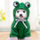 Sweat à capuche grenouille pour chiens - Pull chaud en coton et polyester, taille S 1