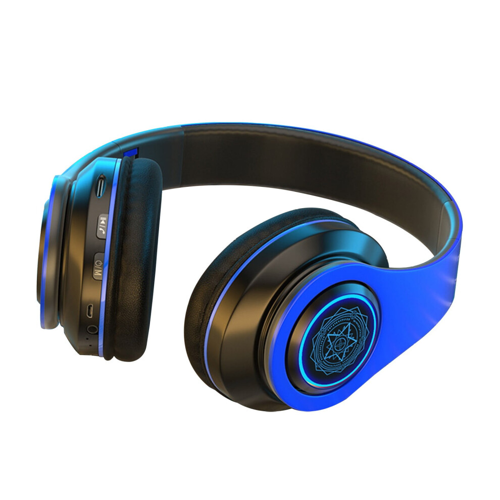 Wireless Bluetooth Over-Ear Headphones With Rgb Light 9450273246451