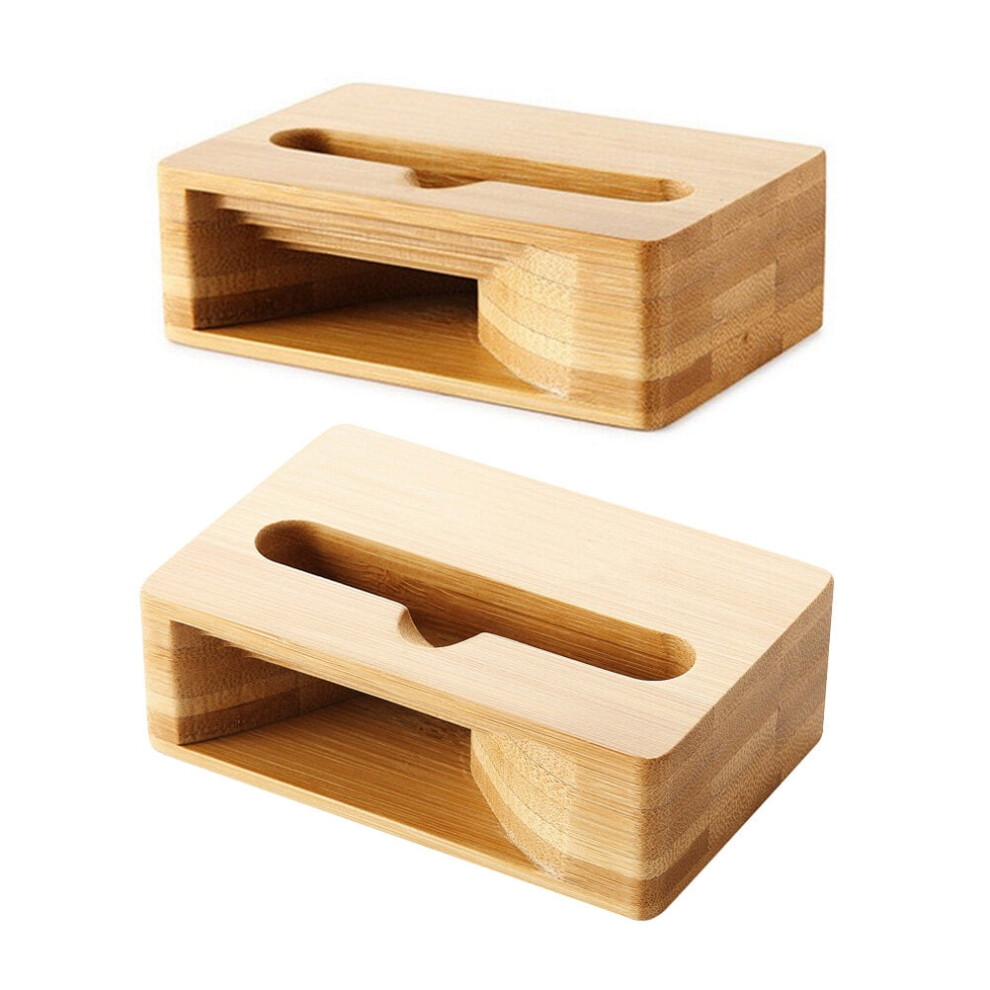 Wooden Sound Amplifier Phone Stand Â Ergonomic Bamboo 9450273247878
