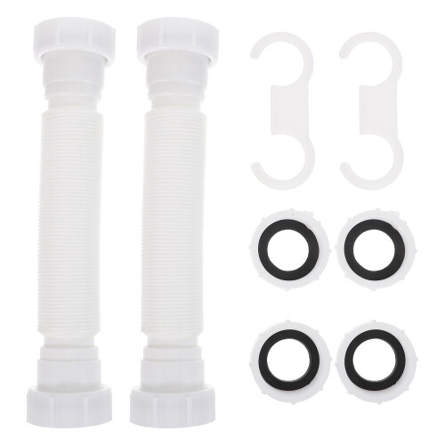1Ensemble Flexible Tuyau Pour Évier En PVC Installation Facile