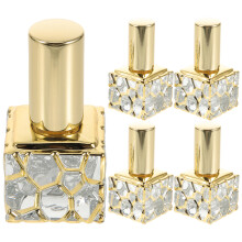 5Pièces Vaporisateurs Rechargeables Verre Voyage Mini Cube