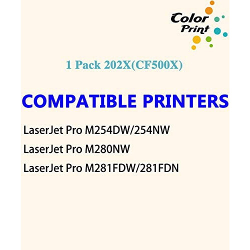Κασέτα μαύρου γραφίτη CF500X συμβατή με HP LaserJet Pro