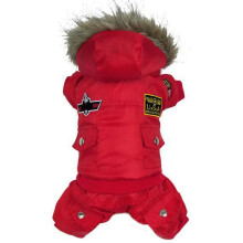 Winterpak voor honden en katten, waterdichte fleece jumpsuit