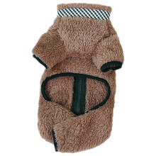 Winter-Hundemantel mit D-Ringen, gefüttert, Khaki L
