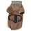 Winter-Hundemantel mit D-Ringen, gefüttert, Khaki L 1