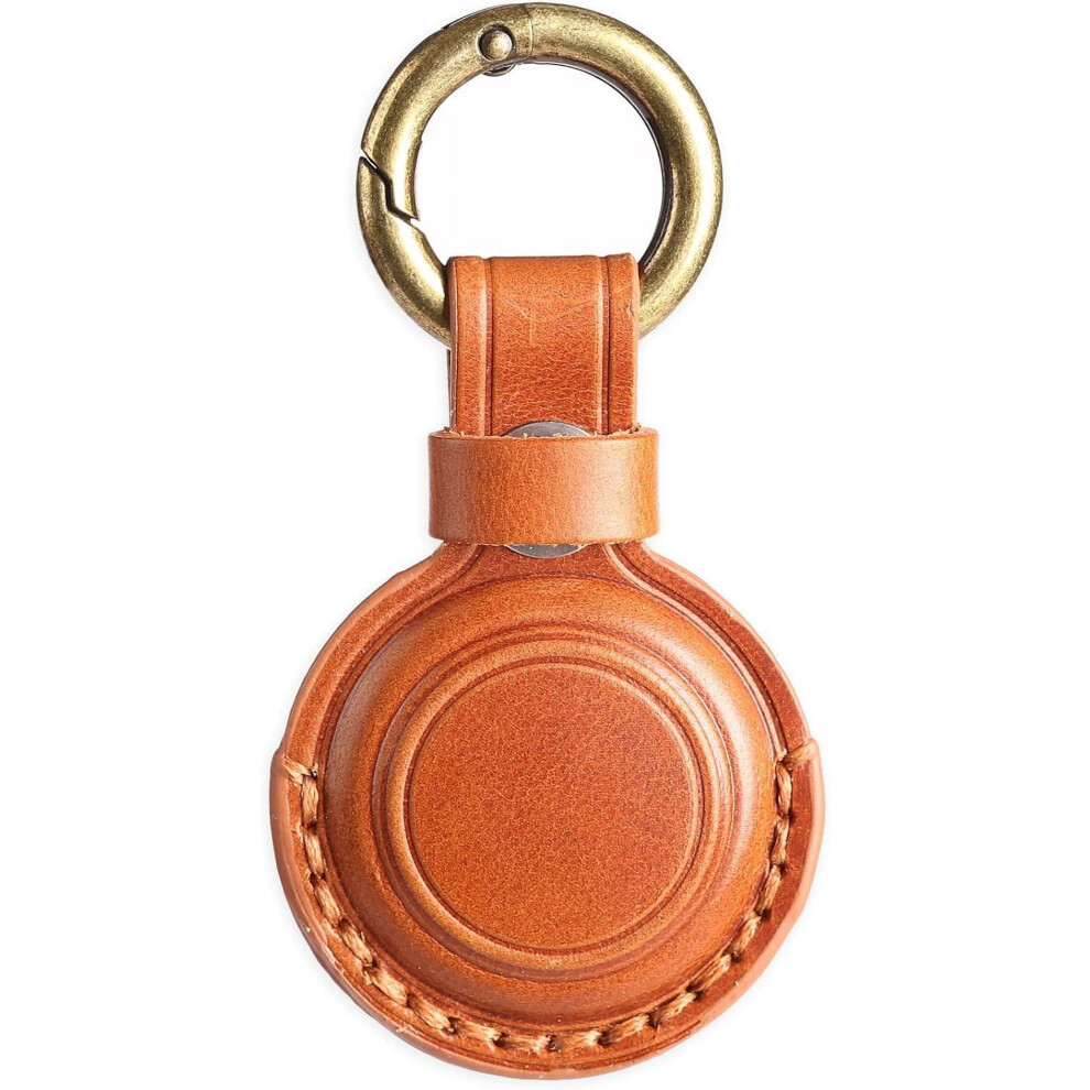 Genuine Leather Airtag Holder Â Handmade, Anti-Loss 9450273265407