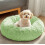 Rustgevend donutvormig hondenbed/kattenmandje 1