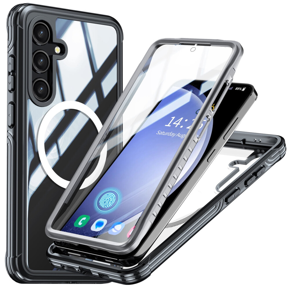 Clear Magnetic Phone Case For Samsung Galaxy S24 Fe 9450273271088