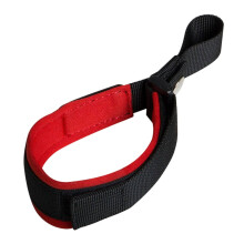 Smycz dla psa na nadgarstek, czarna, 50 cm, regulowana