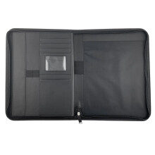 Portofoliu de afaceri din piele A4PU cu fermoar