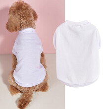 Dog Vest, Colorful and Breathable Sleeveless Cotton Shirts! Perfect Pet Apparel for Small to Medium Dogs White L