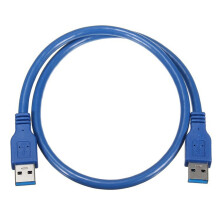 USB 3.0 verlengkabel met dubbele mannelijke connector, 1 meter