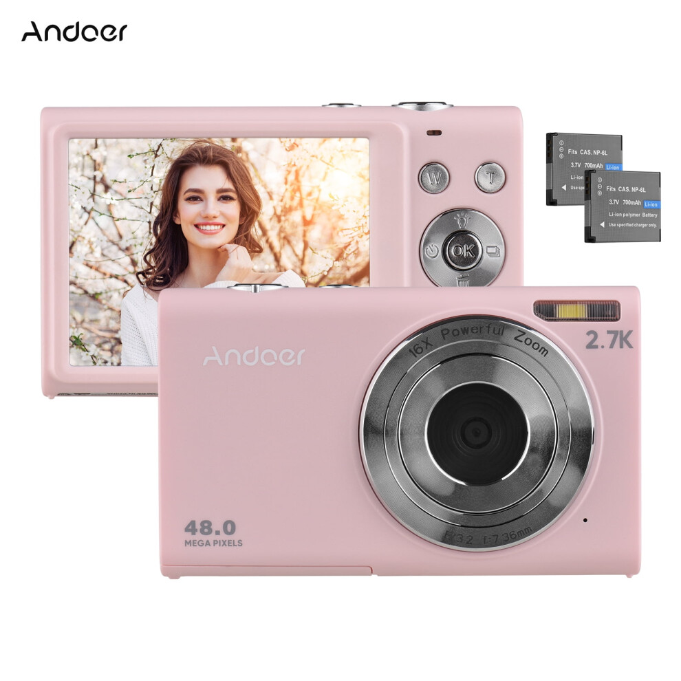 Andoer 2.7K Digital Camera 48Mp 16X Zoom Ips Screen 9450273268286