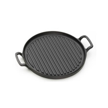 Mikrowellen-Speck-Grillpfanne aus robustem Eisen für-28CM