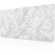 Topografisk kort XXL gaming musemåtte 90x40cm