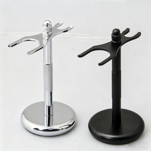 Stylish Bathroom Razors Stand With Sturdy Construction-Black 1