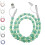 Cable de carga con perlas, 1 m, 4 en 1, carga rápida 1