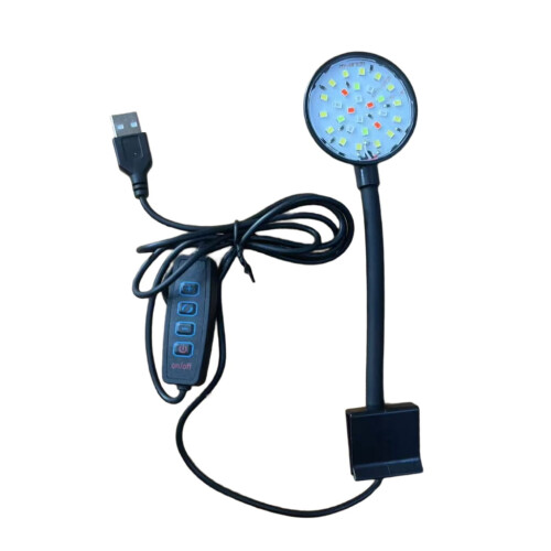 LED-akvarielys, fullspektret, klipsbar, justerbar