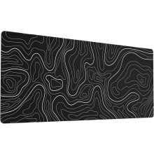 Stor gamingmusemåtte 800x300 mm med syede kanter
