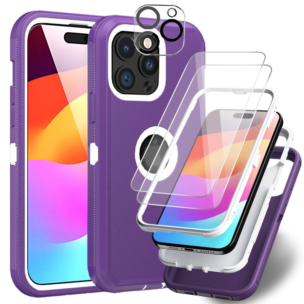 Xhy Iphone 15 Pro Case With Screen And Lens Protectors 9450273269399