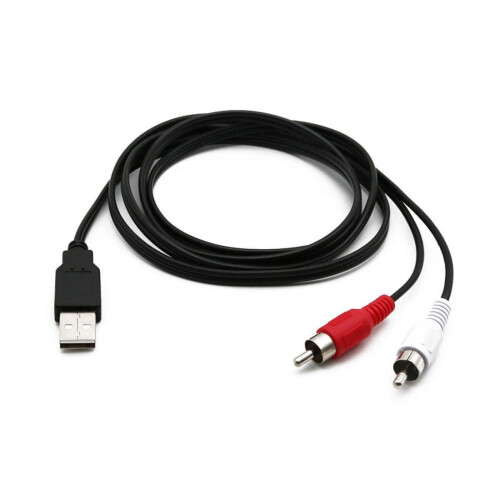 Καλώδιο AV USB-A σε διπλό RCA 5FT
