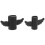 Protezioni per cavi USB in PVC nero (2 pezzi) 1