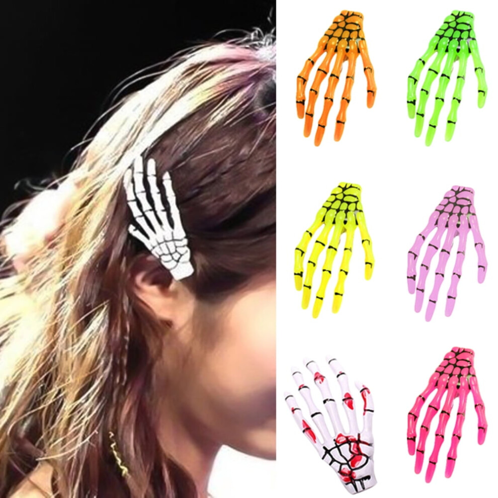 Unisex Skeleton Hand Hairpin Set Â 5 Pcs