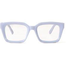 Mustat neliönmuotoiset silmälasit - 50 mm linssi, unisex