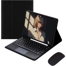 Capa com teclado e suporte inteligente e fino para Samsung Galaxy Tab A9