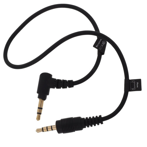 Cablu adaptor TRRS la TRS pentru căști