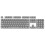 104 touches grises pour clavier mécanique 1