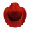 Cowboyhat til hunde og katte - justerbar sort S/M 1