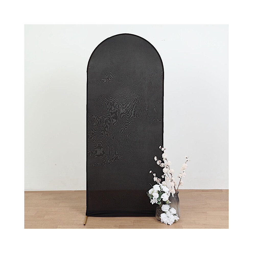 Matte Spandex Fitted Arch Cover 6 Ft Black 938499040071