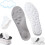 Solette 4D con tecnologia cloud, nere, taglia 11-12 1