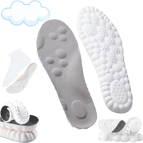 Solette 4D con tecnologia cloud, nere, taglia 11-12