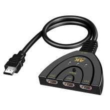 3-poorts HDMI-switch 1080p/4K 3-in-1-out