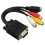 Adaptador VGA para S-Video e RCA AV 1