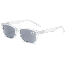 Óculos de leitura retrô MAINYU com lentes cinza, tamanhos 1.0 a 4.0.