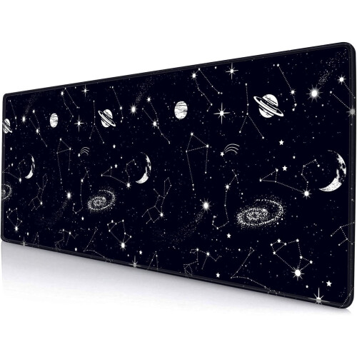 Mousepad Gamer XXL 31,5x11,8 polegadas com Bordas Costuradas