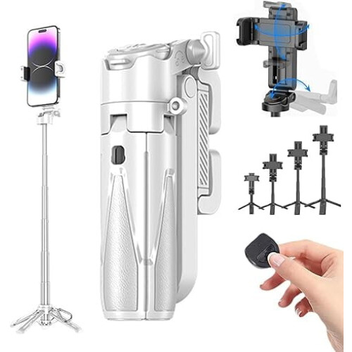 Mini trepied Pocketflex cu telecomandă Bluetooth, reglabil