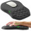 Mousepad ergonômico inclinado 30x20cm com espuma viscoelástica e gel 1