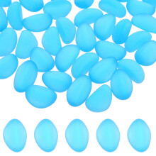 Grava para acuario de vidrio esmerilado azul cielo (1 juego)