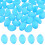 Himmelblauer, mattierter Glas-Aquarienkies, 1 Set 1
