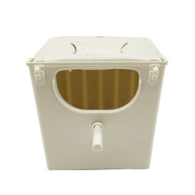 Caja de cría de plástico para periquitos, cacatúas y agapornis.