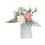 Artificial Rose Chair Back Swag – Light Yellow & Pink 2