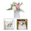 Artificial Rose Chair Back Swag – Light Yellow & Pink 4